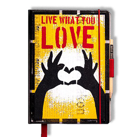 Notebook Piccolo Hands Heart in Carta riciclata