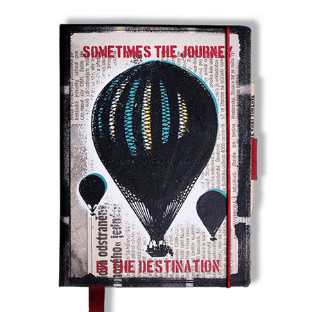 Notebook Sometimes the journey is the destination Deaf Messanger