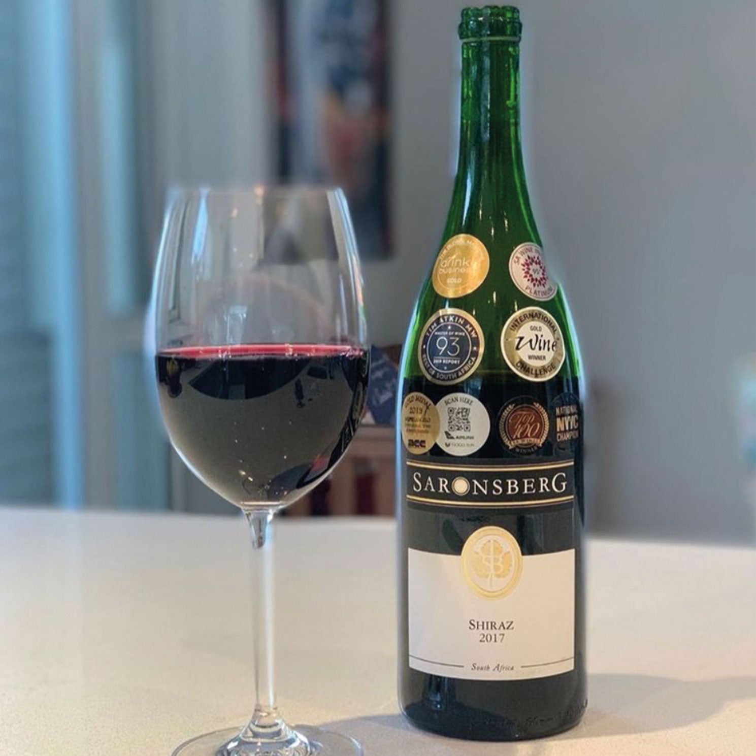 Syrah vino Sudafrica premiato