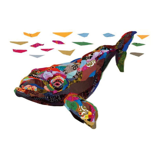 Zoe Mafham collage animale balena a colori Cape Best