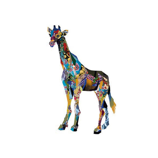 Zoe Mafham collage animale giraffa a colori Cape Best